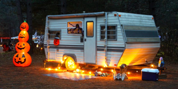 Halloween in your van